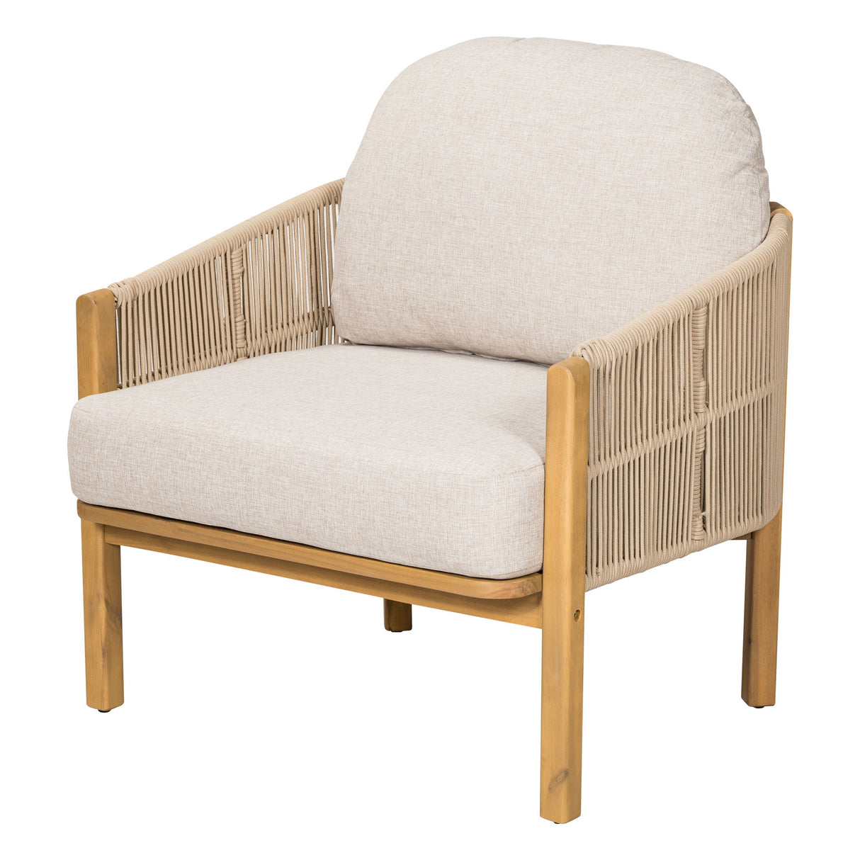 Grotta - Outdoor Wood Club Chair (Set of 2)