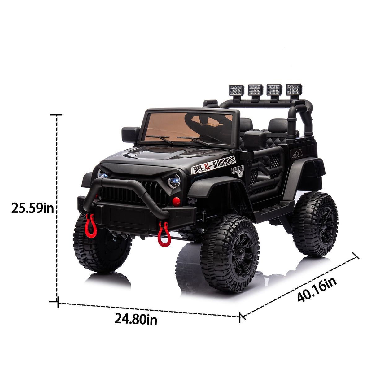 24V Kids Ride On Car with Parents Remote Control and Bluetooth