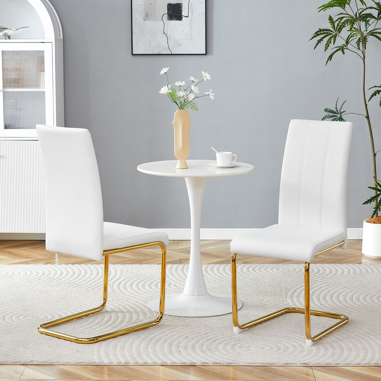 Luxury Aesthetic Upholstered Dining Chairs For Dining Room