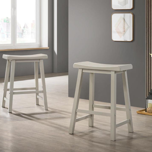 Alonzo - 17.5" Backless Ergonomic Counter Height Stool (Set of 2)