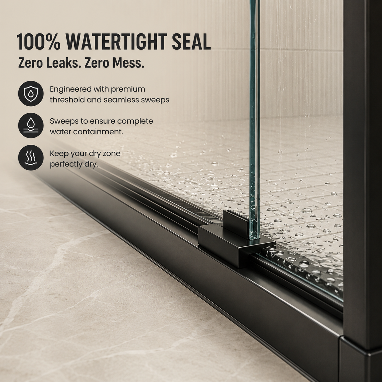 56-60" W x 72" H Framed Double Sliding Shower Door