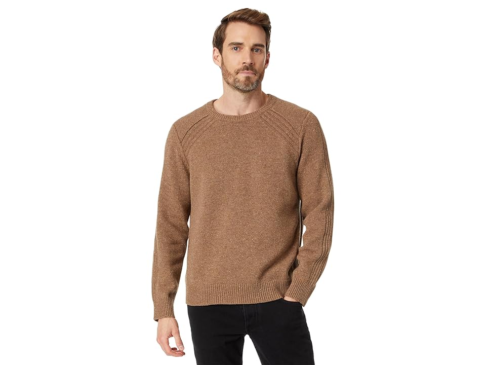 LL Bean Rangeley Merino Crew Neck Sweater Taupe Heather