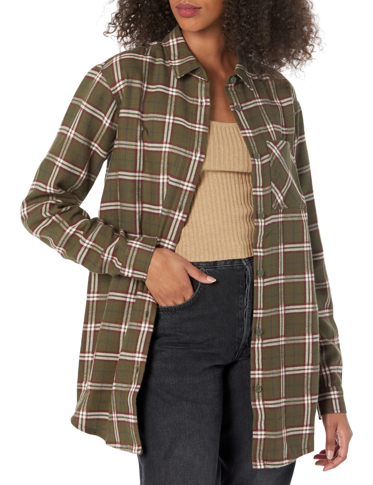 Jack Wolfskin Morgenluft Women's Long Sleeve Shirt - Island Moss