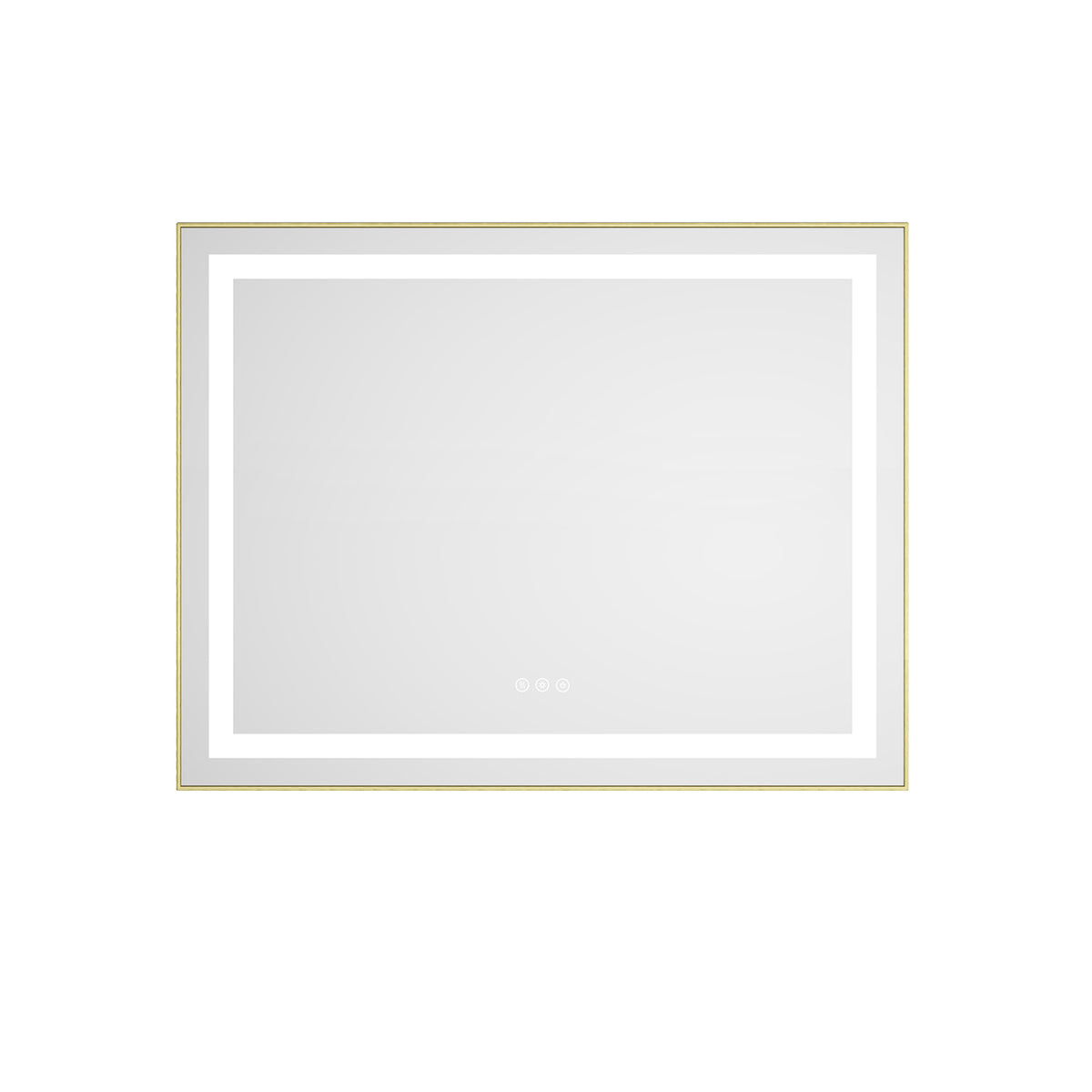 36" x 28" LED Bathroom Mirror with Front and Backlight