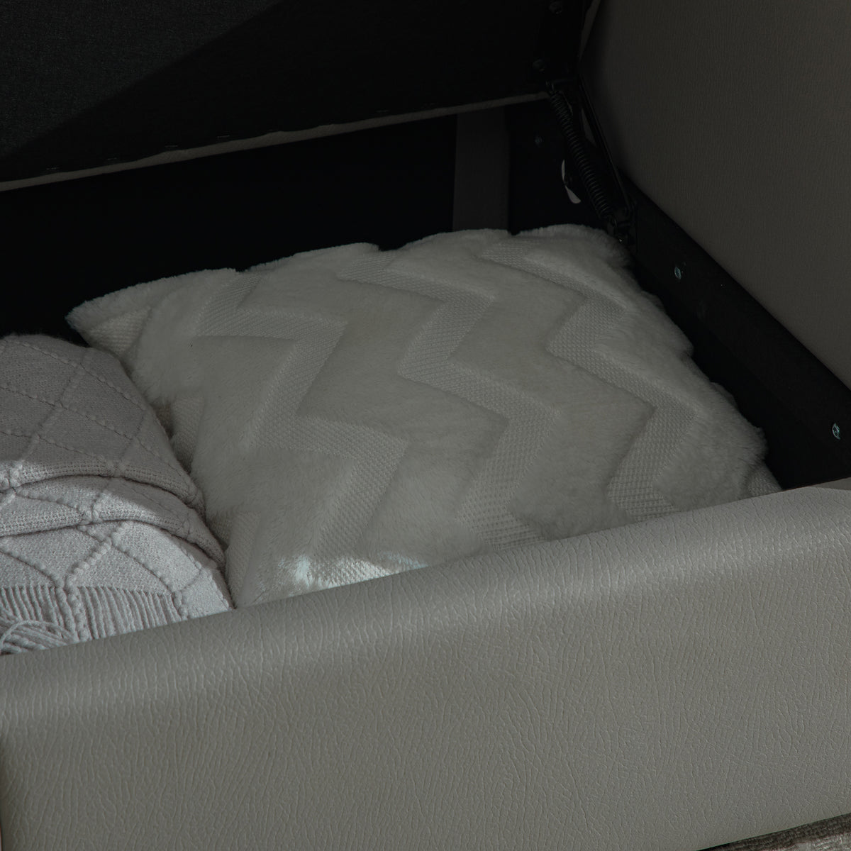 33.6''W Upholstered 360° Swivel Armchair with Hidden Storage