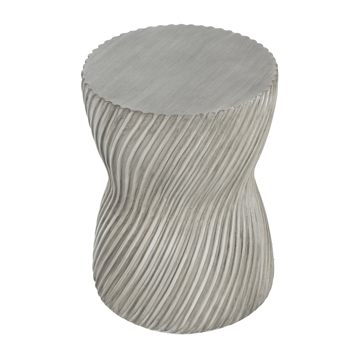 Outdoor MGO Concrete Hourglass Side Table