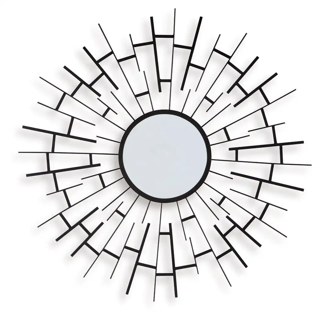 Garrenworth - Accent Mirror - Black - Best Buy Furniture