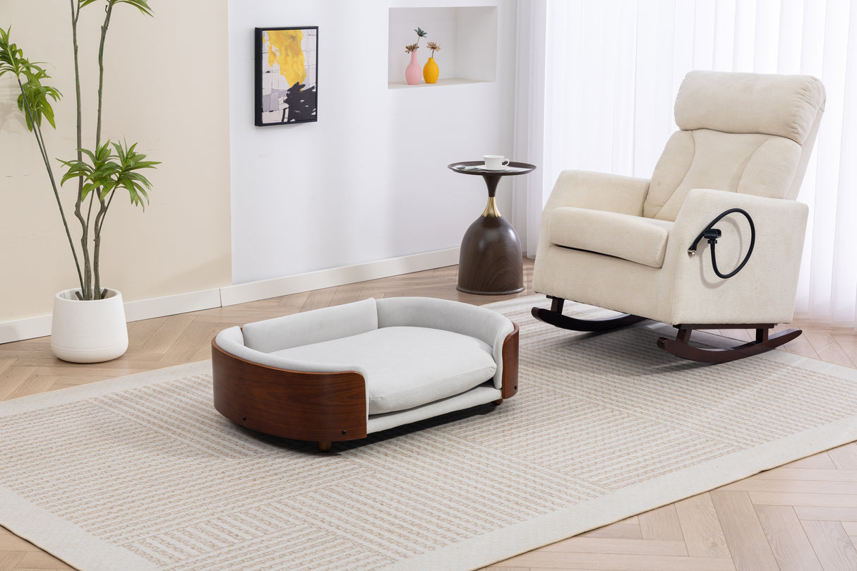Scandinavian Style Elevated Dog Bed Pet Sofa