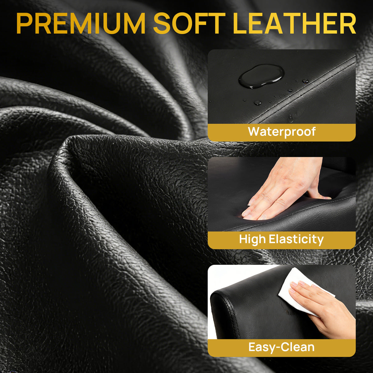 Black Salon Stylist Chair for Home