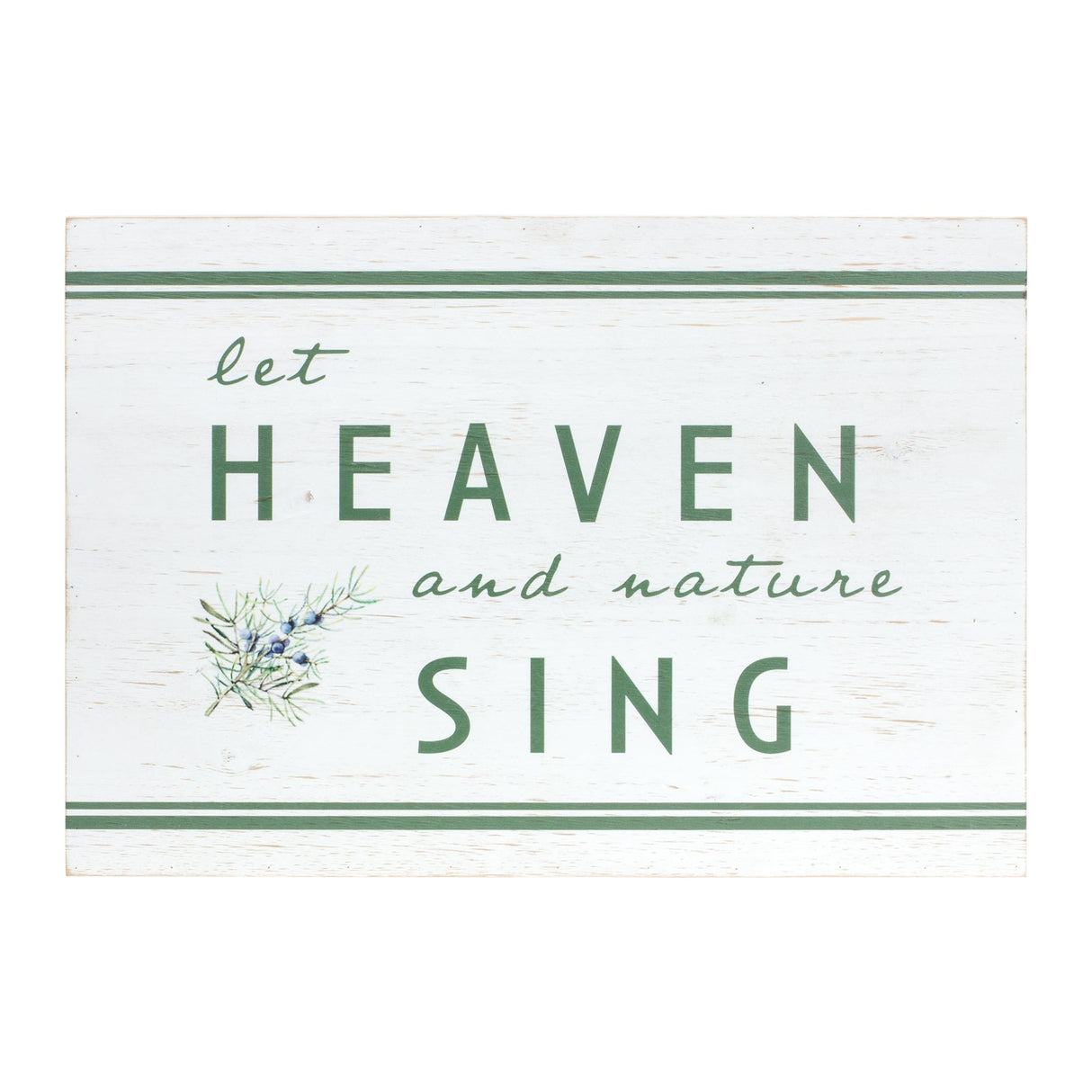 Rustic Wood Christmas Sentiment Sign 20"L