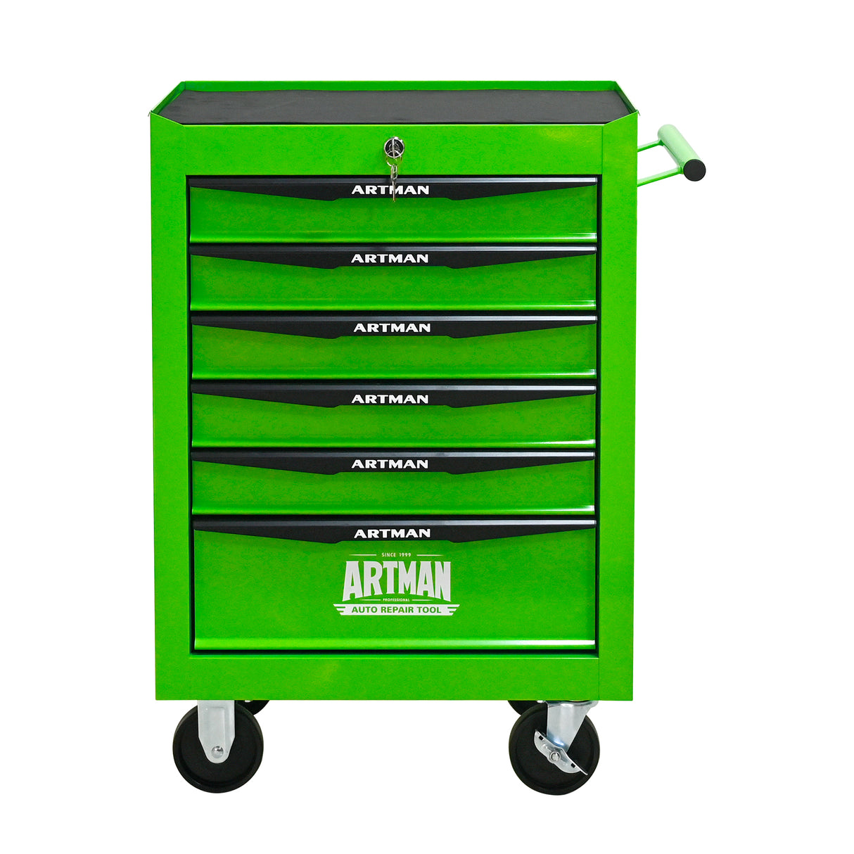 Rolling Metal Tool Chest with 6 Drawers, 20"