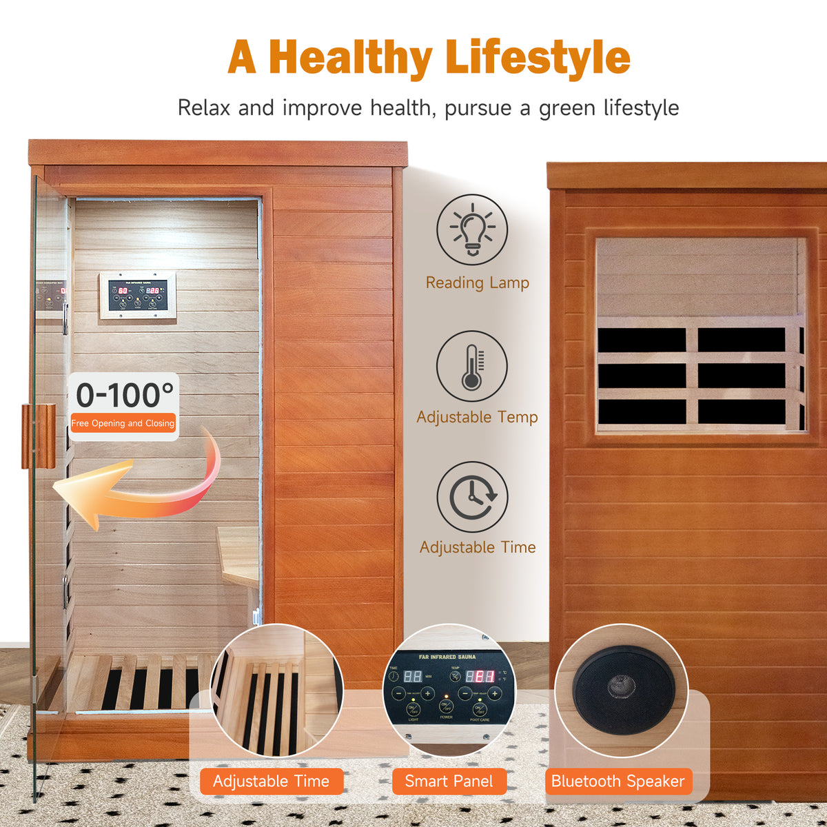 HOSAUNA Sauna Accessory for Small Spaces