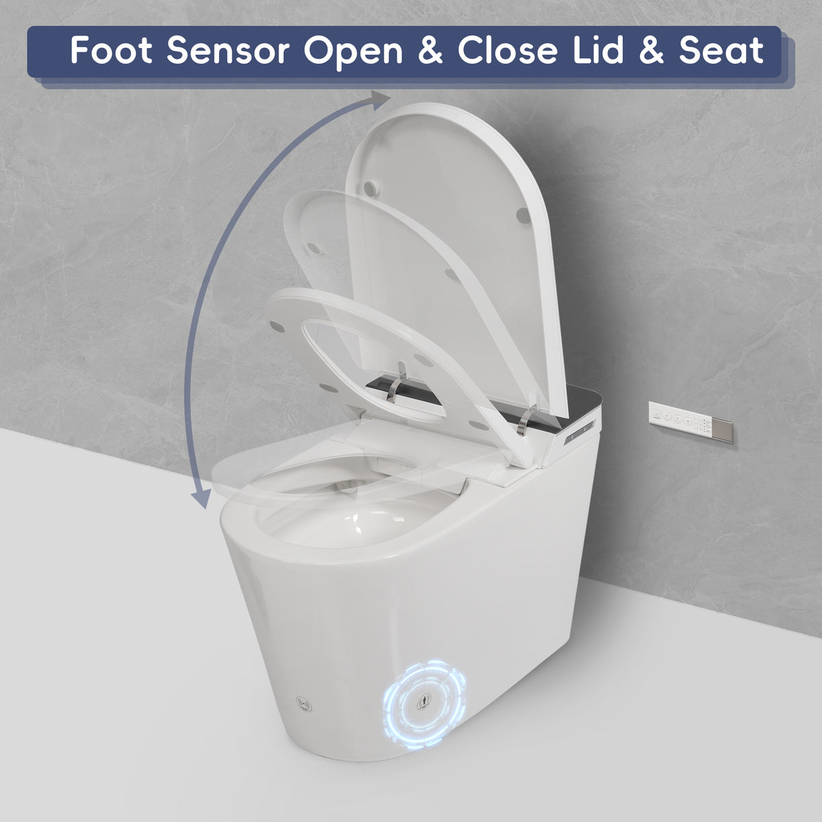 Tankless Smart Toilet With Bidet Built In