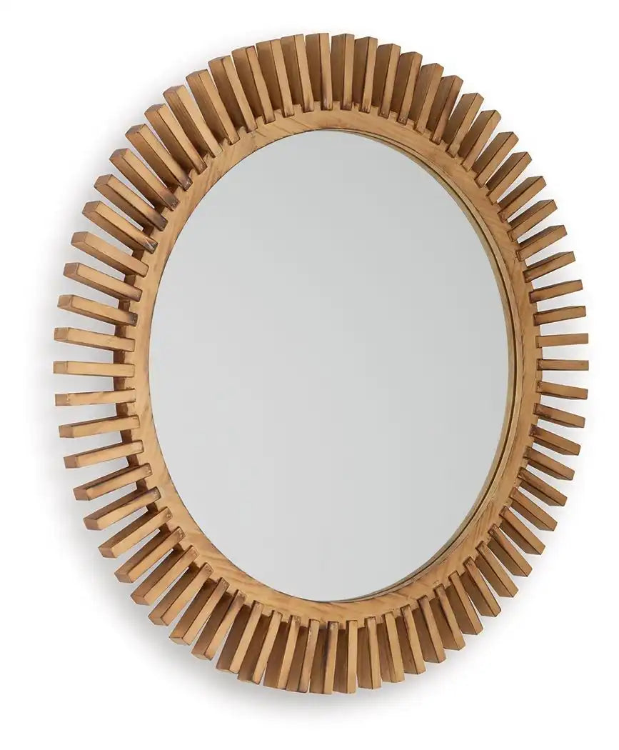 Tedwell - Accent Mirror - Brown - Best Buy Furniture