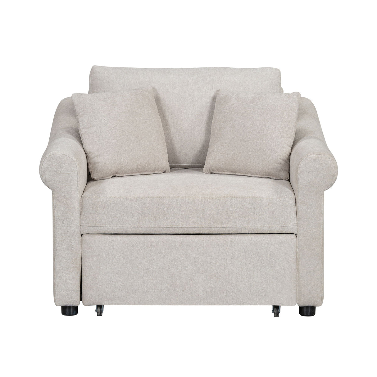 Convertible Sleeper Chair With Adjustable Backrest