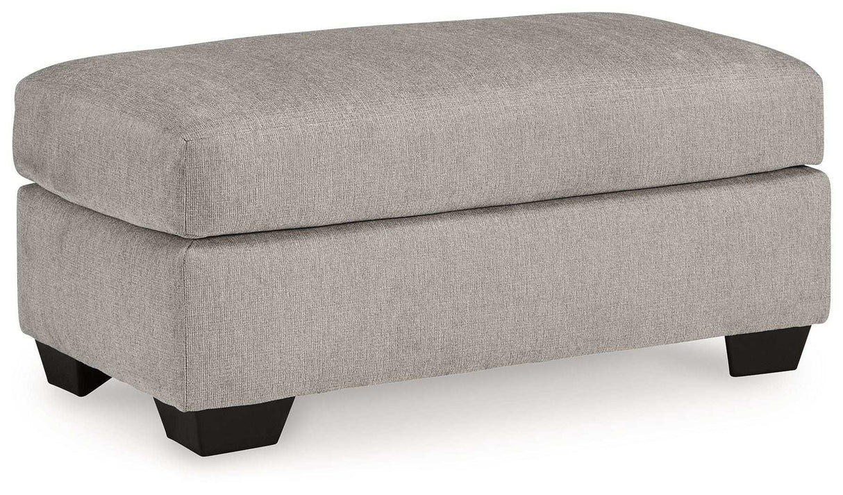 Avenal Park - Ottoman - Flannel - Best Buy Furniture