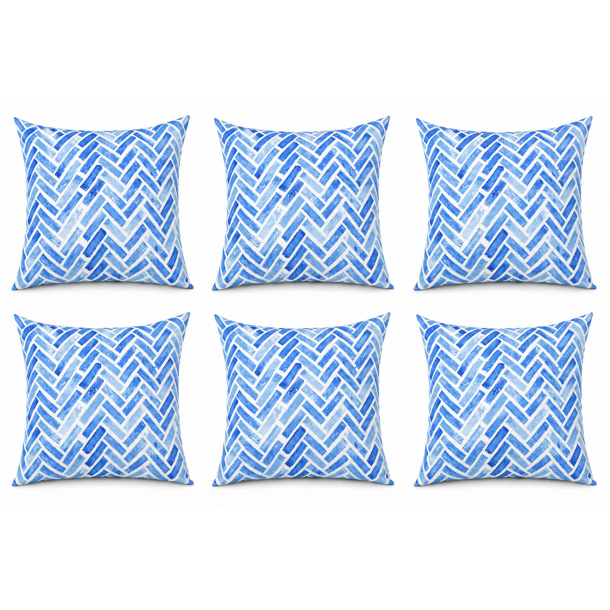 4 Pack Outdoor Pillow Covers - Water-Repellent Decorative Cushions