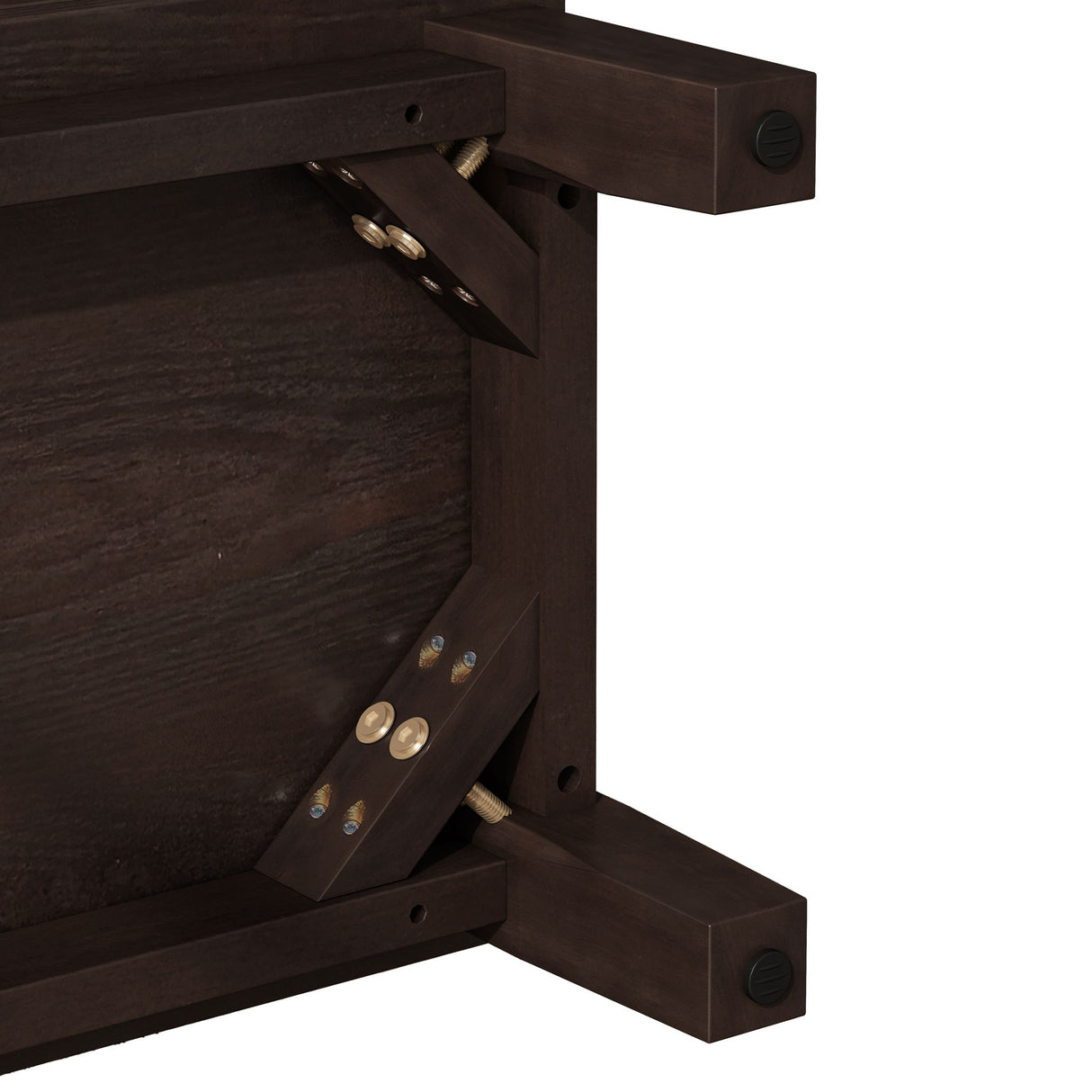 Media Console With 4 Drawers And Cable Management