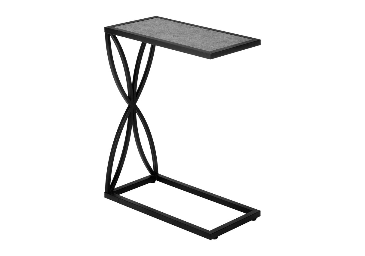Accent Table C - Shaped, Modern - Gray - Best Buy Furniture
