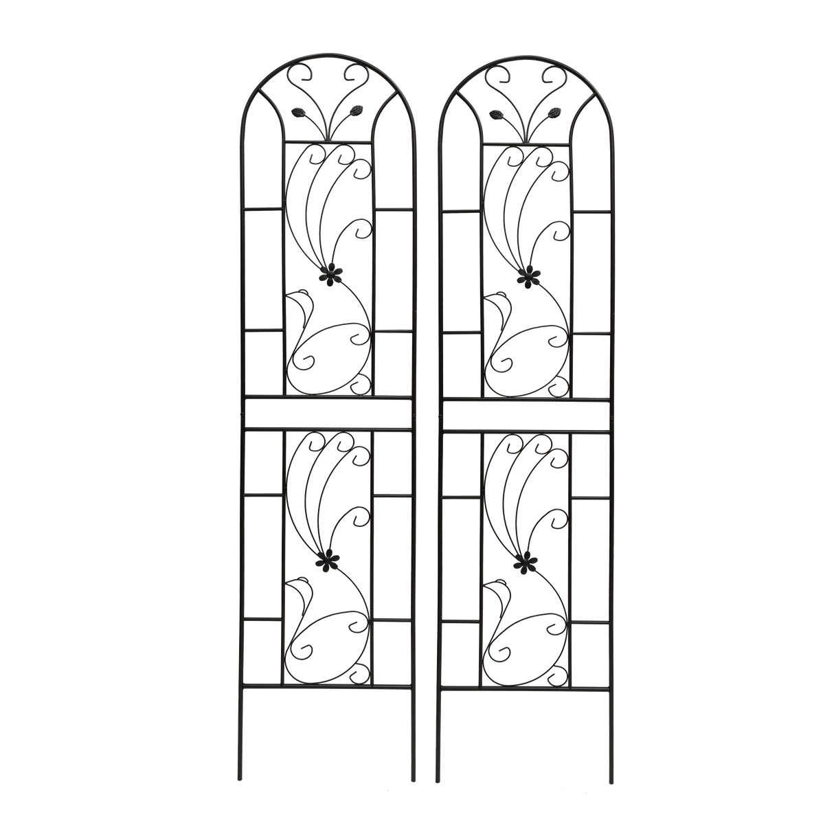 2 Pack Metal Garden Trellis