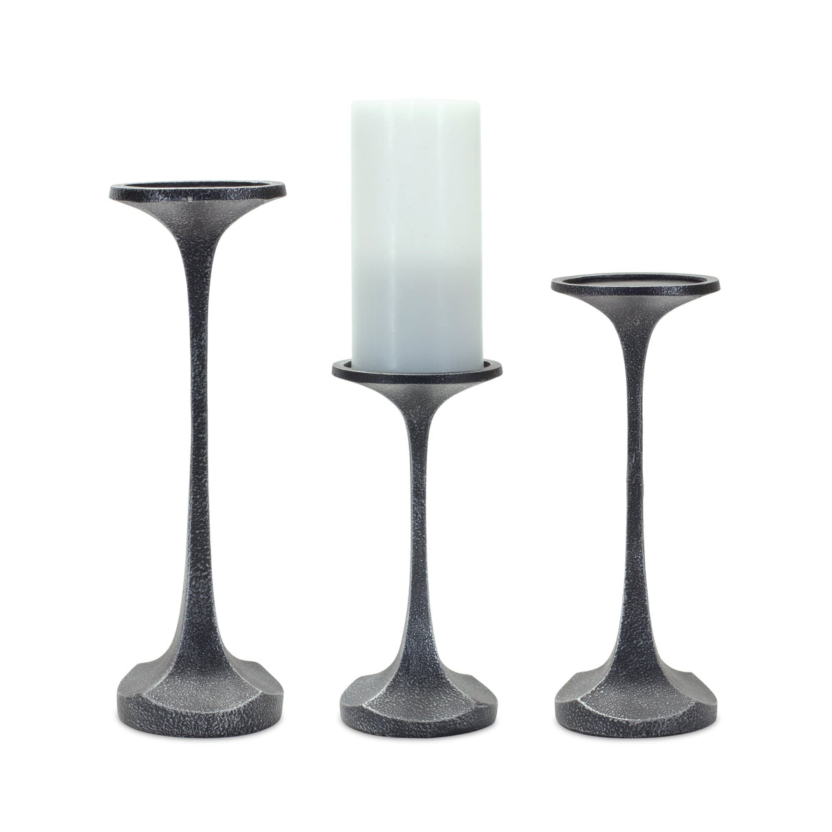 Carved-design-candle-holder-(set-of-3)-Candle-Holders