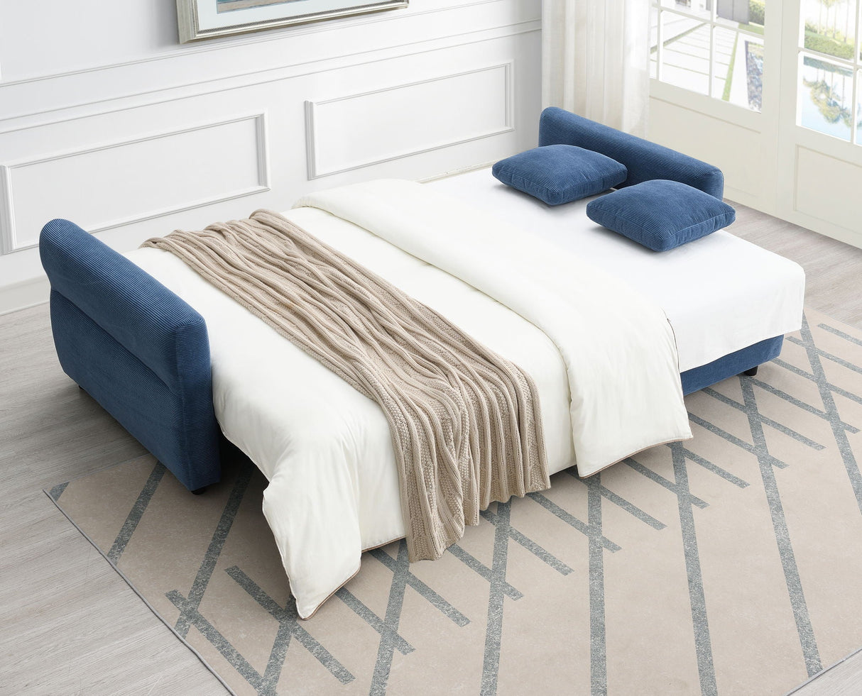 Haran Pull Out Sleeper Sofa With Storage
