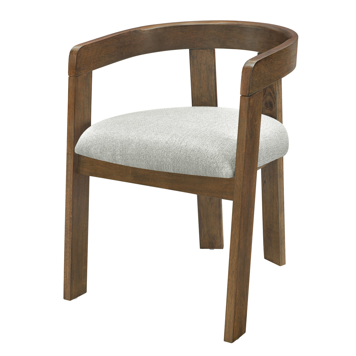 Modern Barrel Dining Chairs (Set of 2)