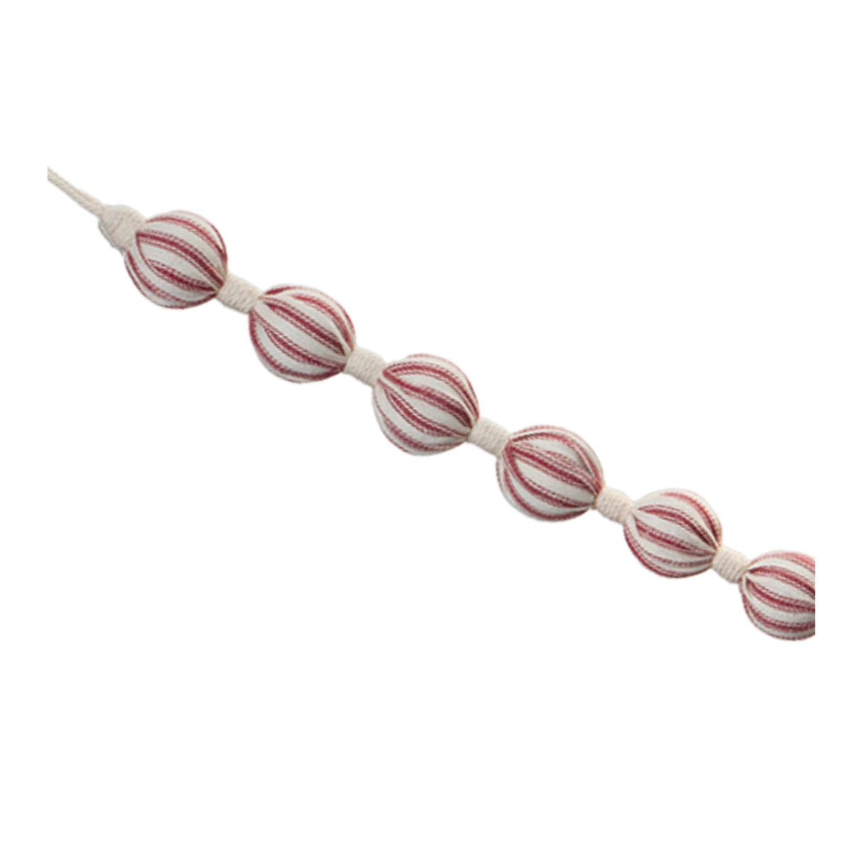 Fabric-Ball-String-Garland-(Set-of-2)-Wreaths-&-Garlands