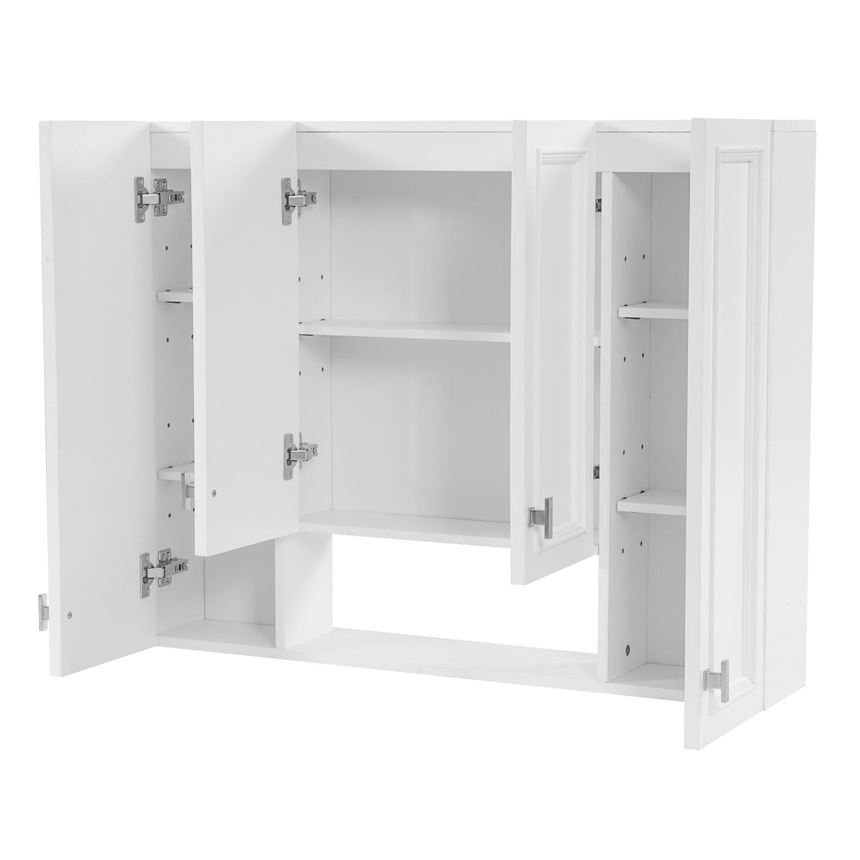 Wall Mounted Bathroom Cabinet With 5 Adjustable Shelves