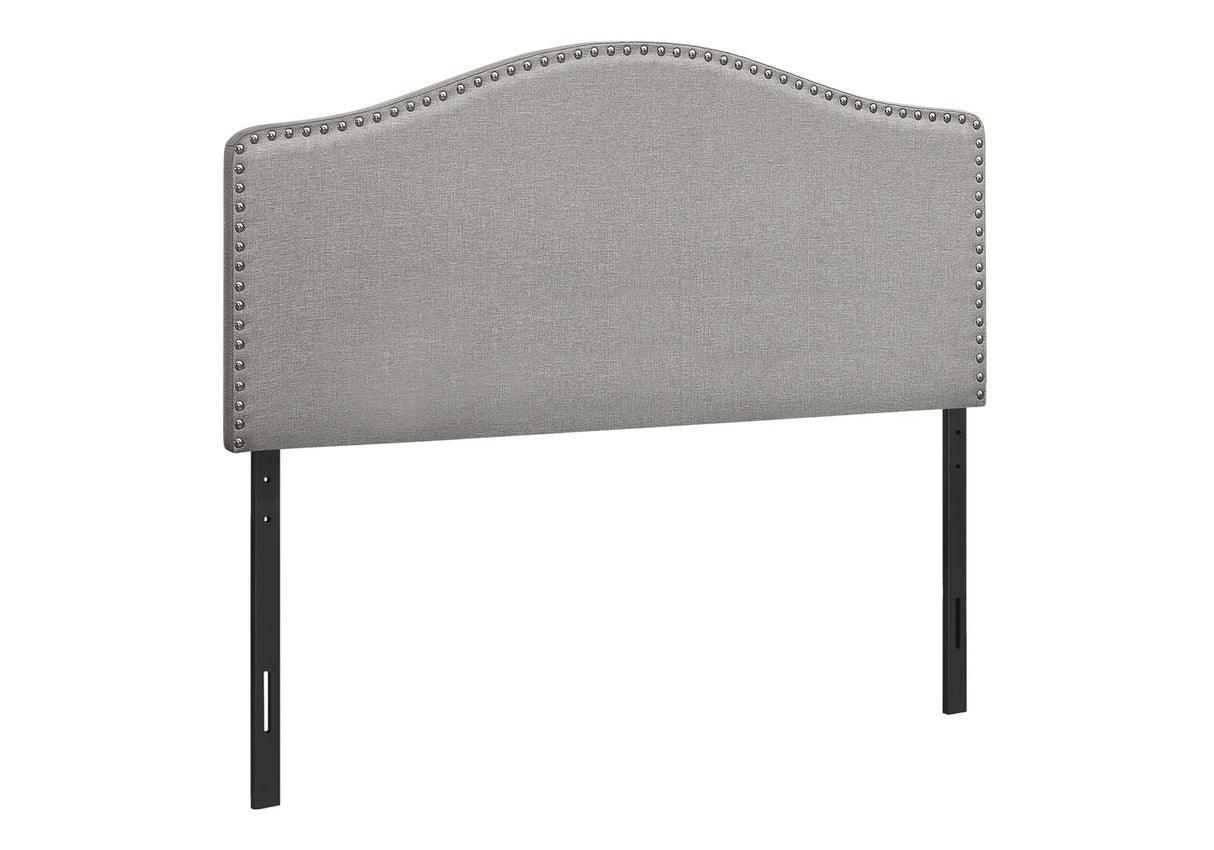 Full Size, Bed Headboard Only Upholstered, Transitional - Gray - Best Buy Furniture