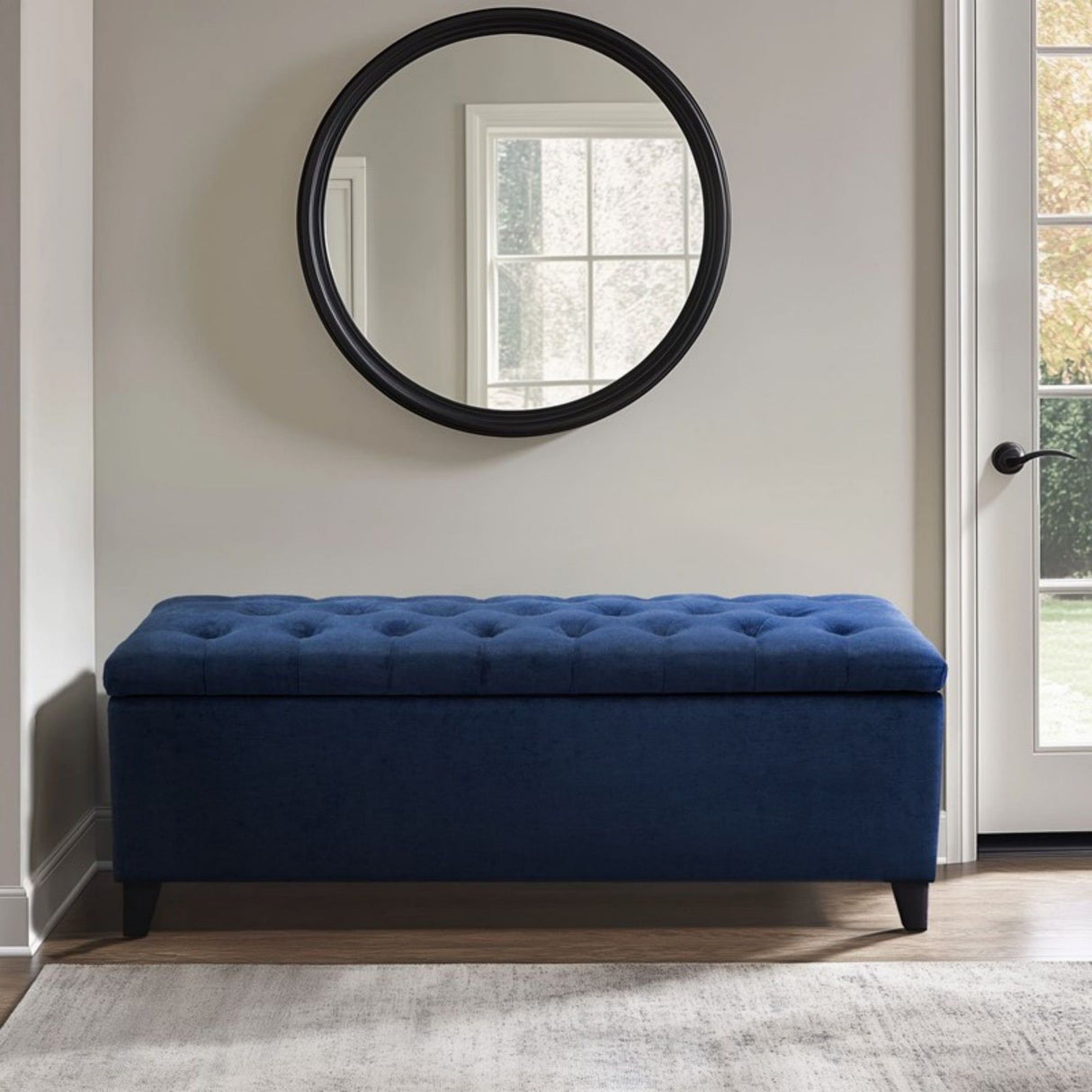 Shandra - Tufted Top Soft Close Storage Bench
