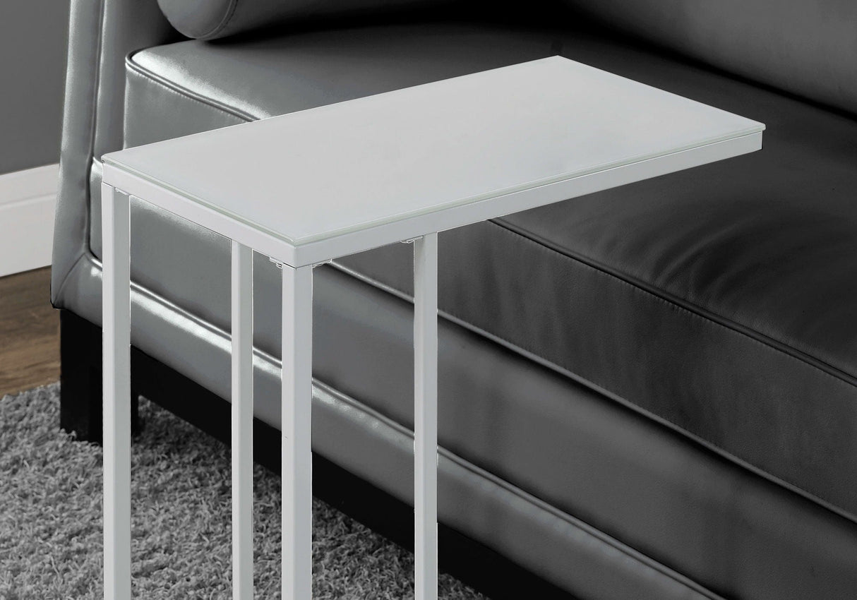 Accent Table, C - Shaped, Tempered Glass, Stylish Design Contemporary & Modern - Best Buy Furniture