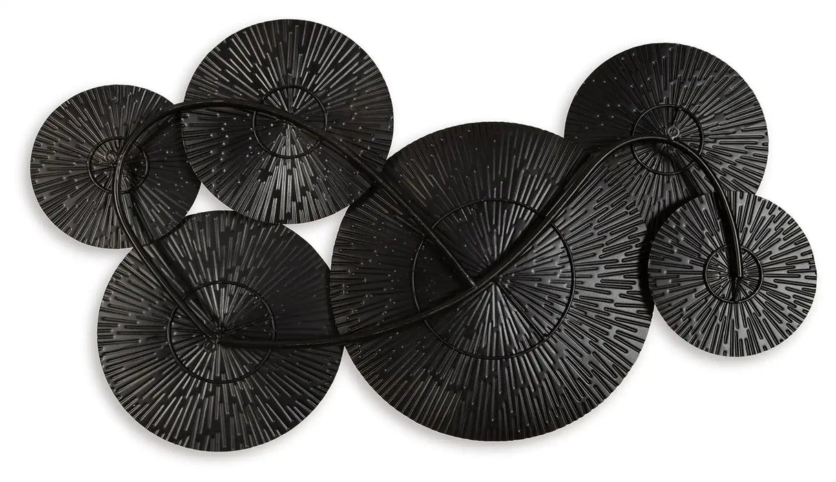 Rhetlen - Wall Decor - Black / Gold Finish - Best Buy Furniture