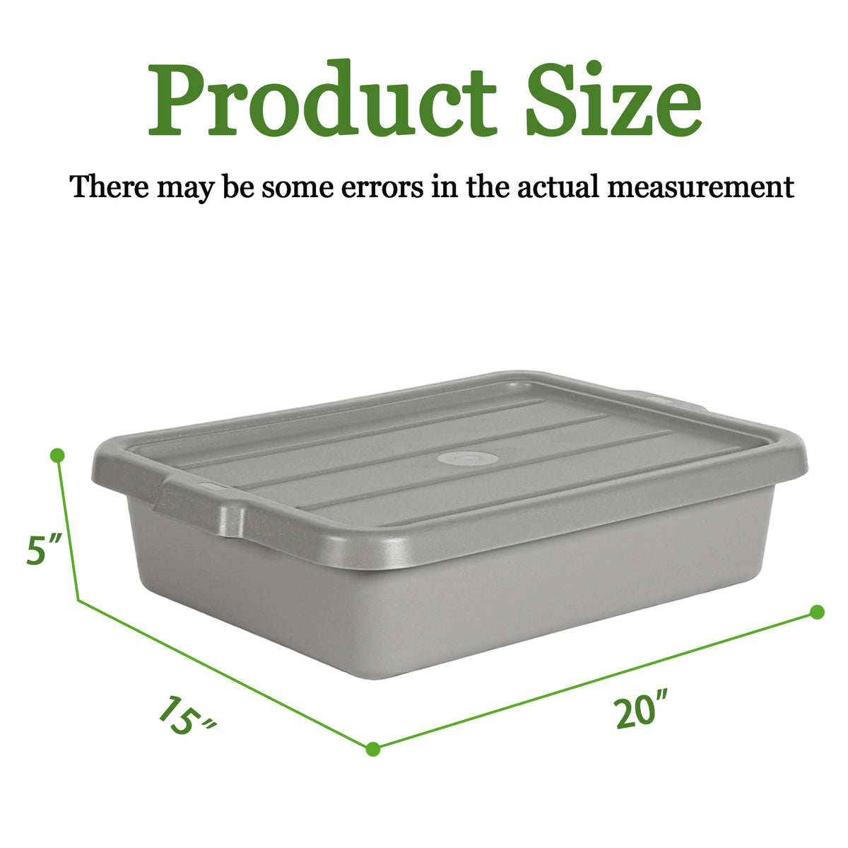 6-Pack Commercial Meat Tubs with Lids