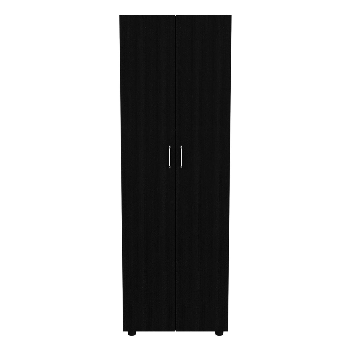 Armoire Organiser, Two Shelves, Rod, Double Door Cabinet Armoire