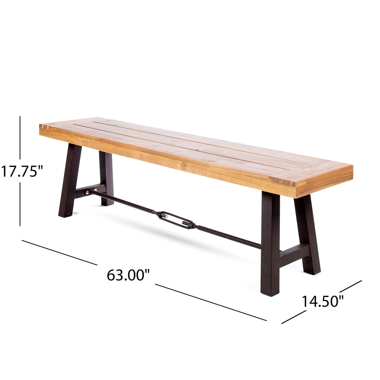 Catriona - Bench - Teak - Best Buy Furniture