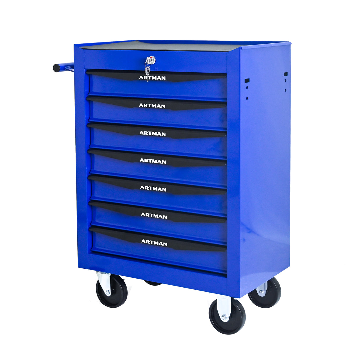 Rolling Metal Tool Chest with 7 Drawers