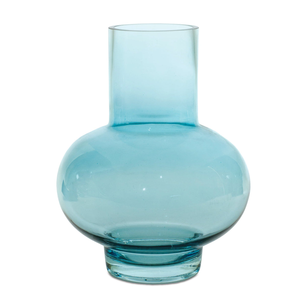Blue-Glass-Vase-(Set-of-4)-Vases