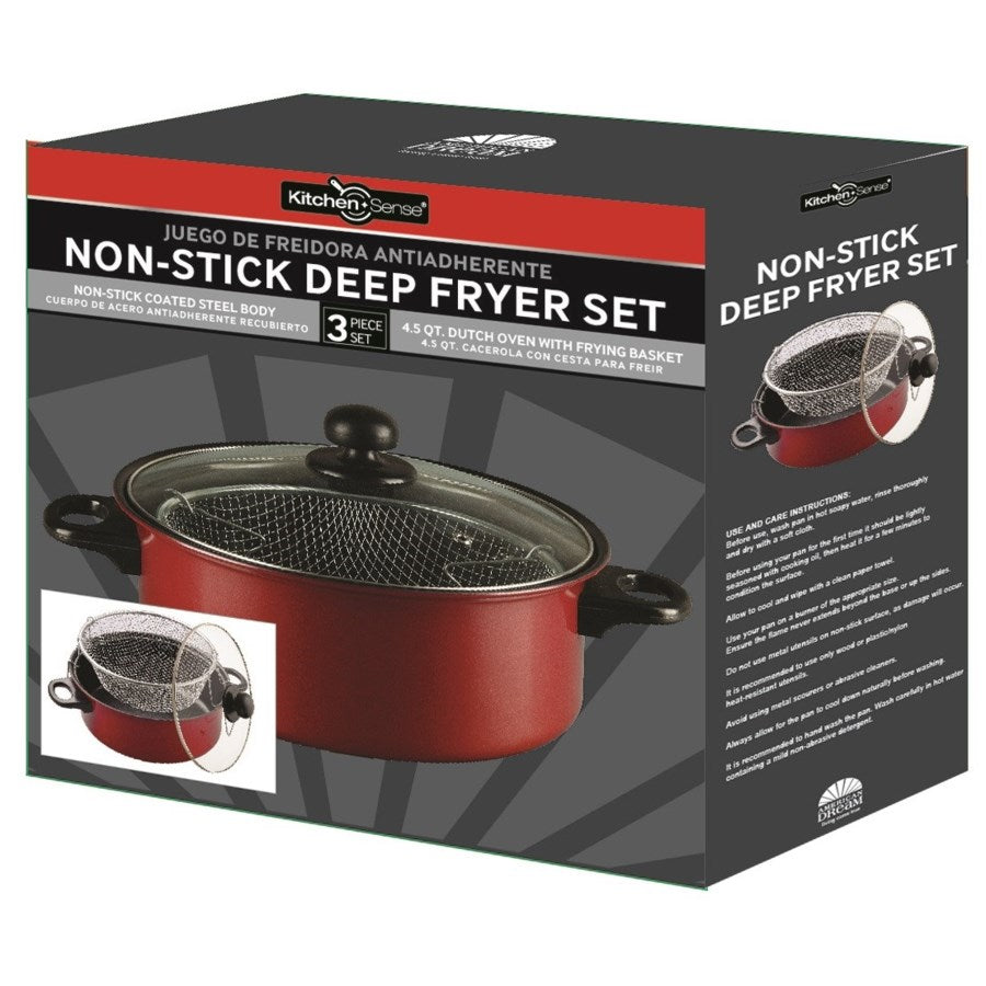 3 Piece Deep Fryer Set