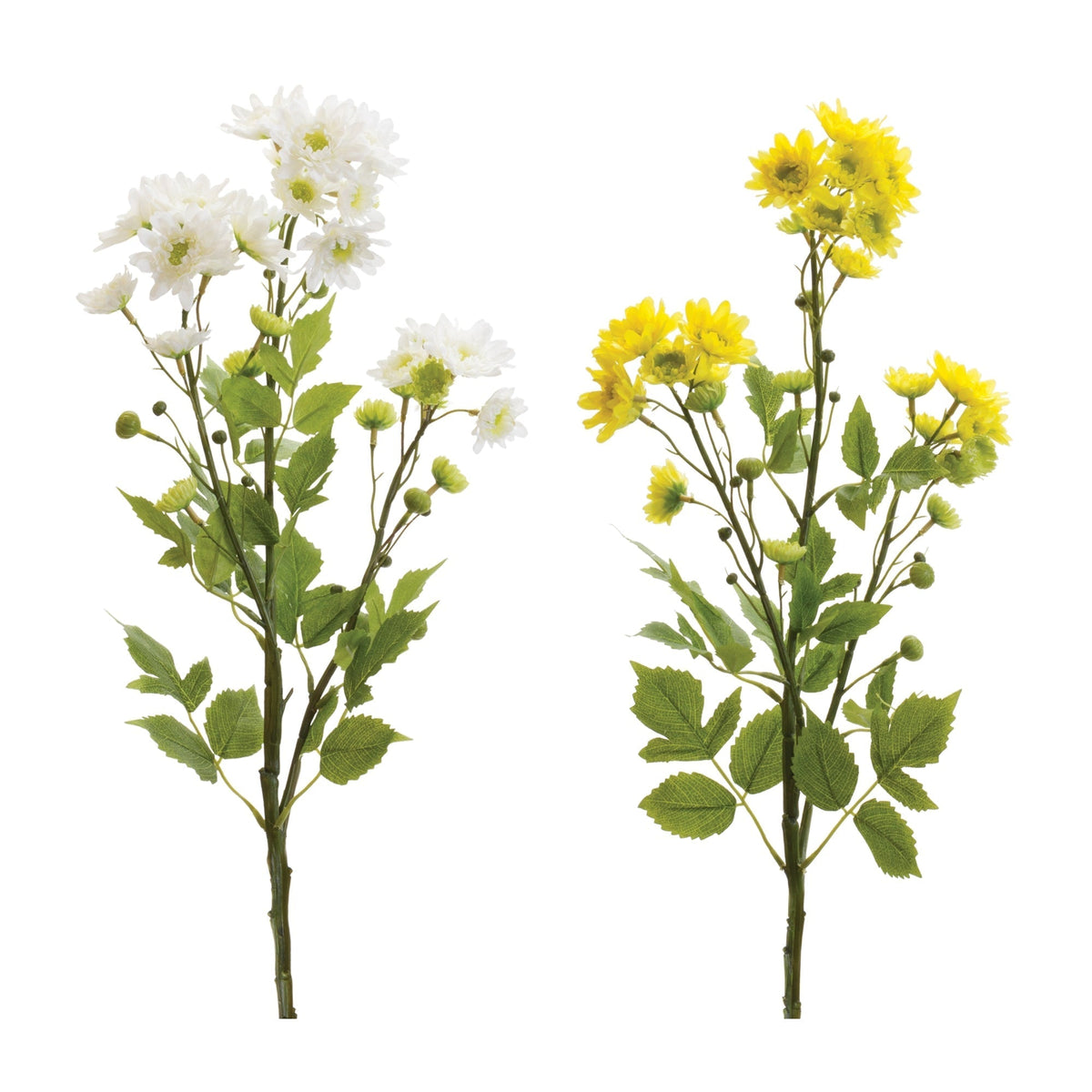 Mum-Spray-(Set-of-12)-Artificial-Flowering-Plants