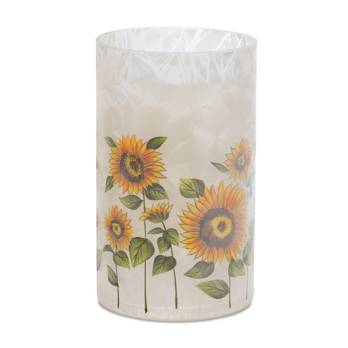 Glass-sunflower-candle-holder-(set-of-3)-Candle-Holders