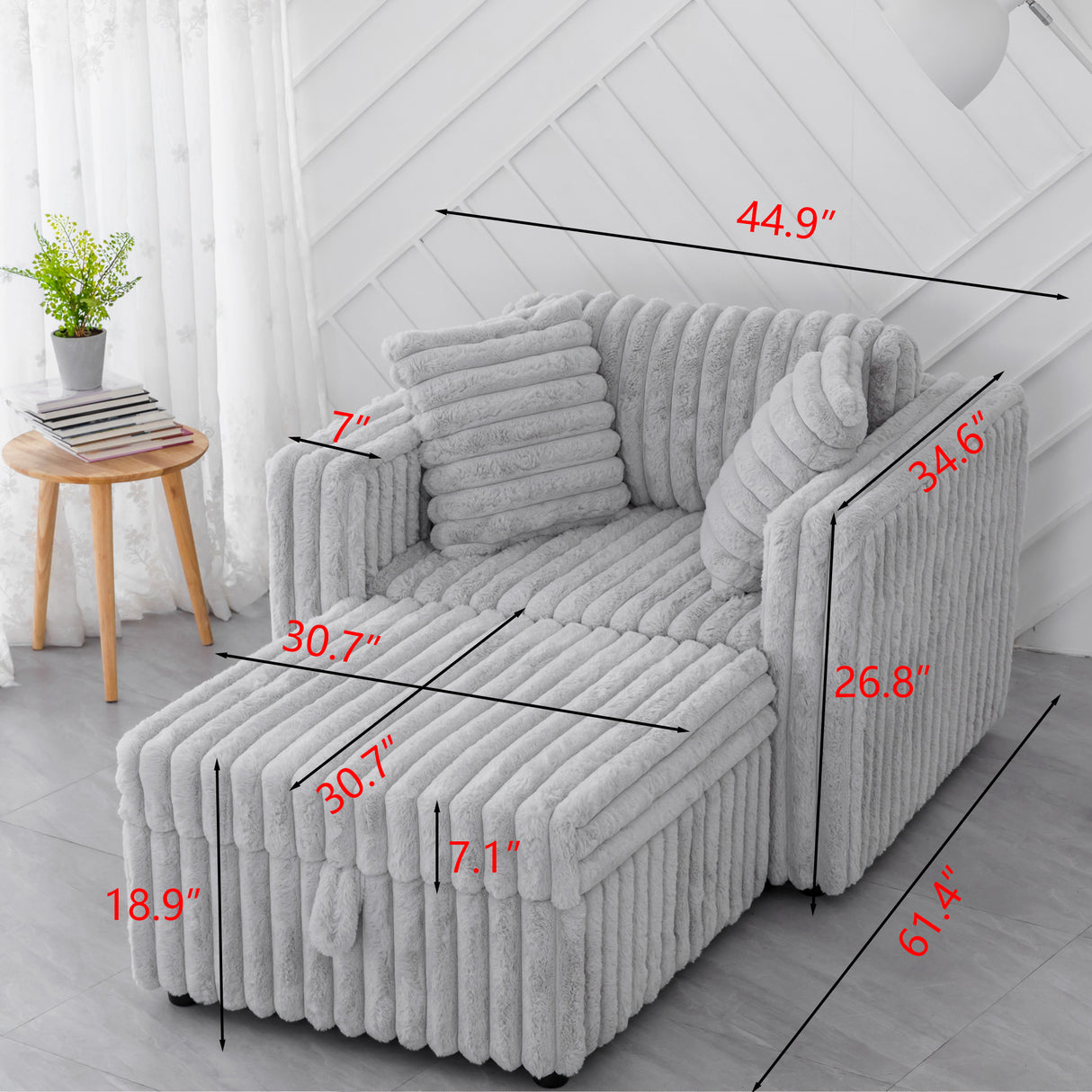 44.9" Soft Modular Sofa Single