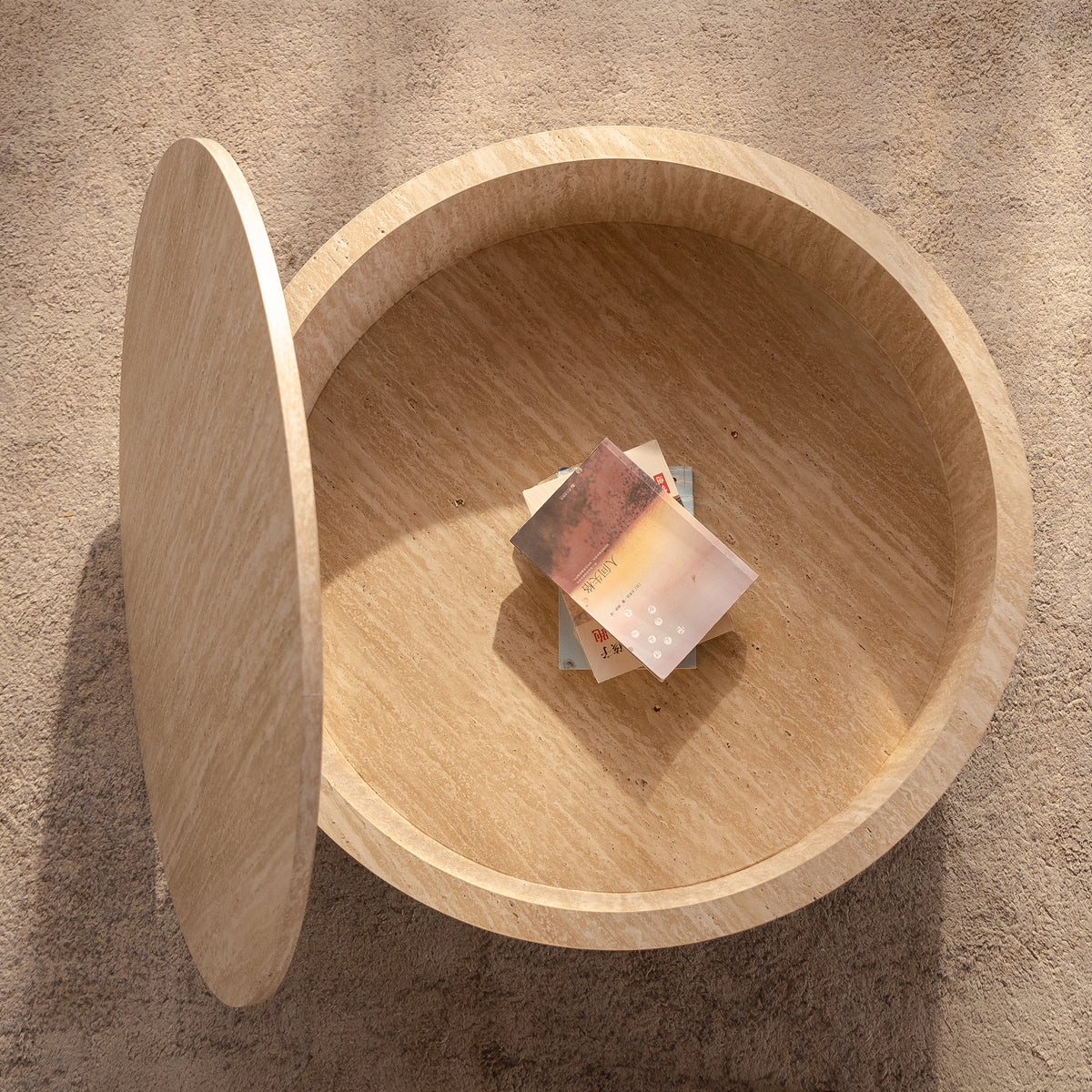 Travertine Table