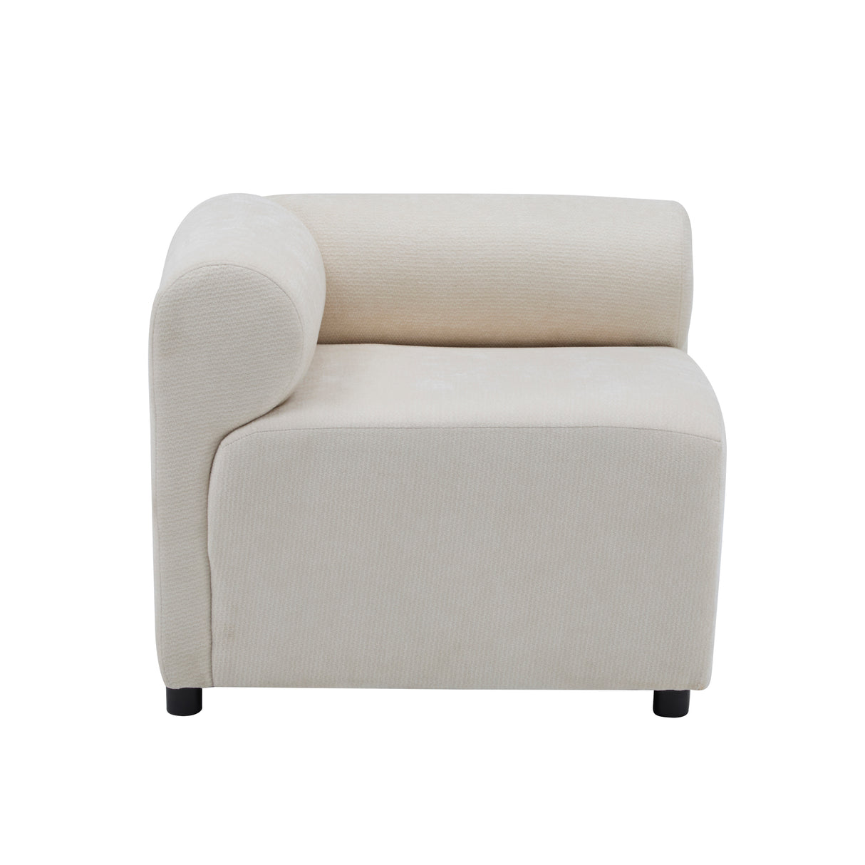 Evelyn 109 in. 6-Piece L Shaped Modular Chenille Sofa Couch