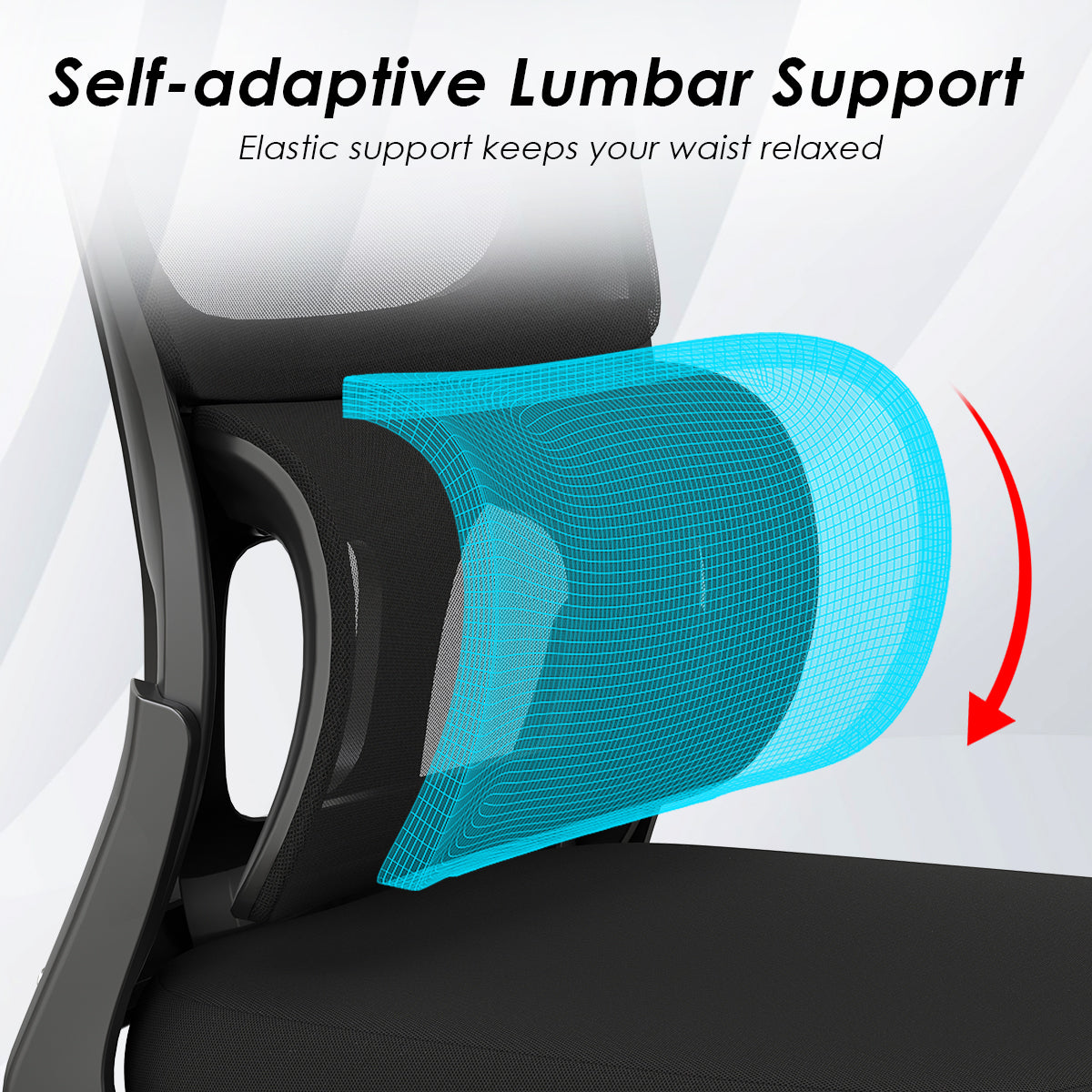 Ergonomic Mesh Office Chair with Lumbar Support
