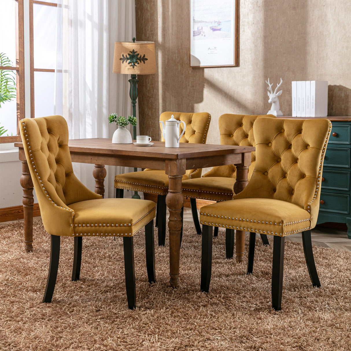 Nikki - High-End Tufted Dining Chair (Set of 2)