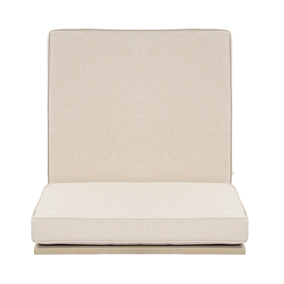 Perla Right Armless Chair in Acacia Wood