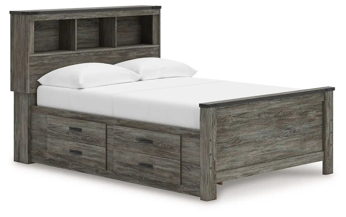 Frandern - Bookcase Panel Bed - Best Buy Furniture