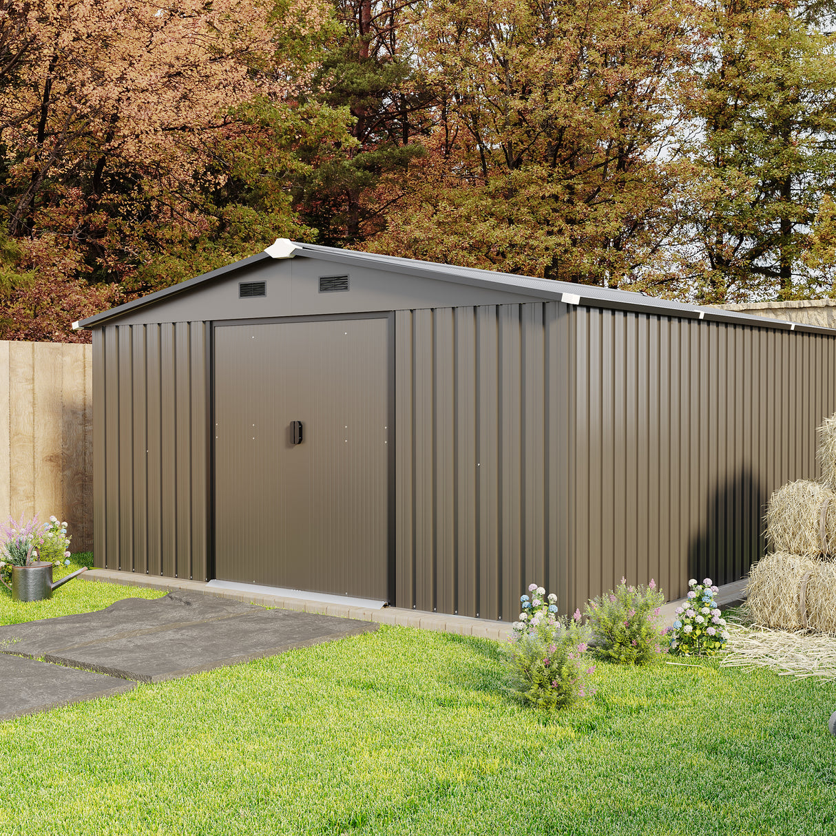 Campcraft 10x12ft Color Steel Plate Storage Shed