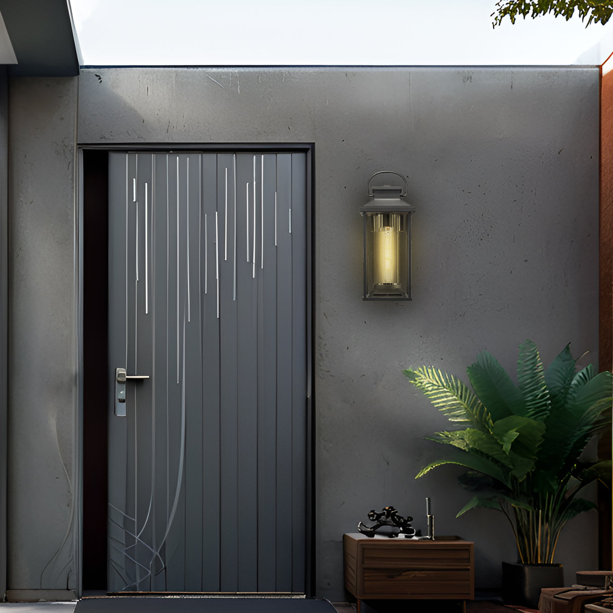 Textured Outdoor Porch Lights